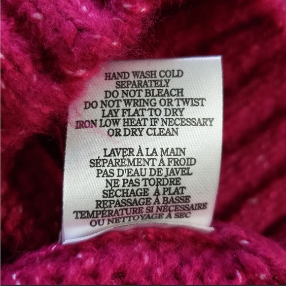 NWT Z Supply Annie Puff Sleeve Crew Neck Sweater Womens size L in Jewel Pink - Picture 11 of 12